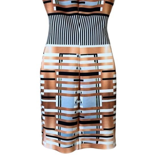 Clover Canyon Digital Print Fitted Scuba Dress - Picture 11 of 12